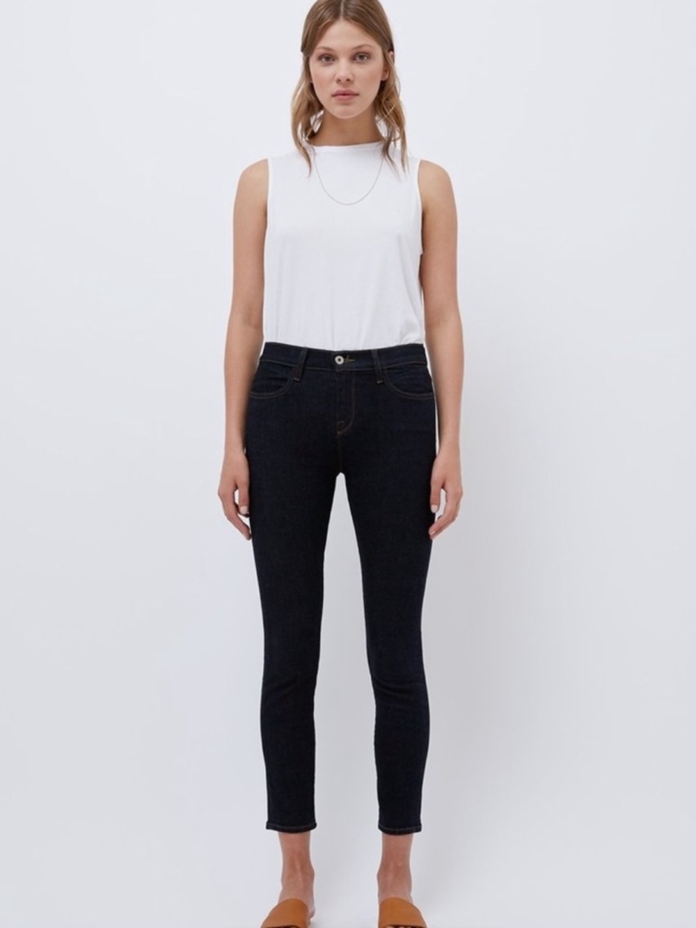 Baldwin Kansas City Karlie High Rise Crop Skinny Jeans in Mystique Wash Size 29